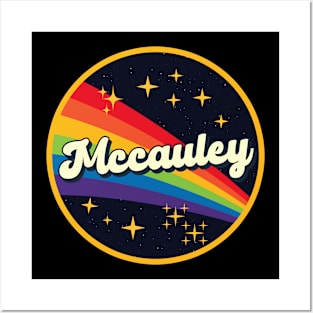 Mccauley // Rainbow In Space Vintage Style Posters and Art